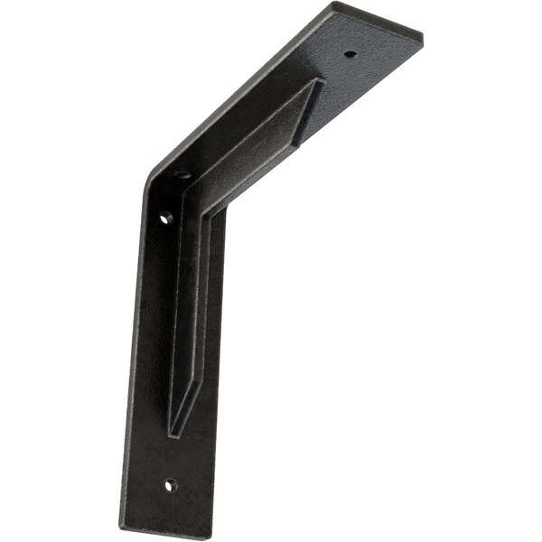 Ekena Millwork Stockport Steel Bracket, Antiqued Pewter 2"W x 8"D x 8"H BKTM02X08X08STAPW - main